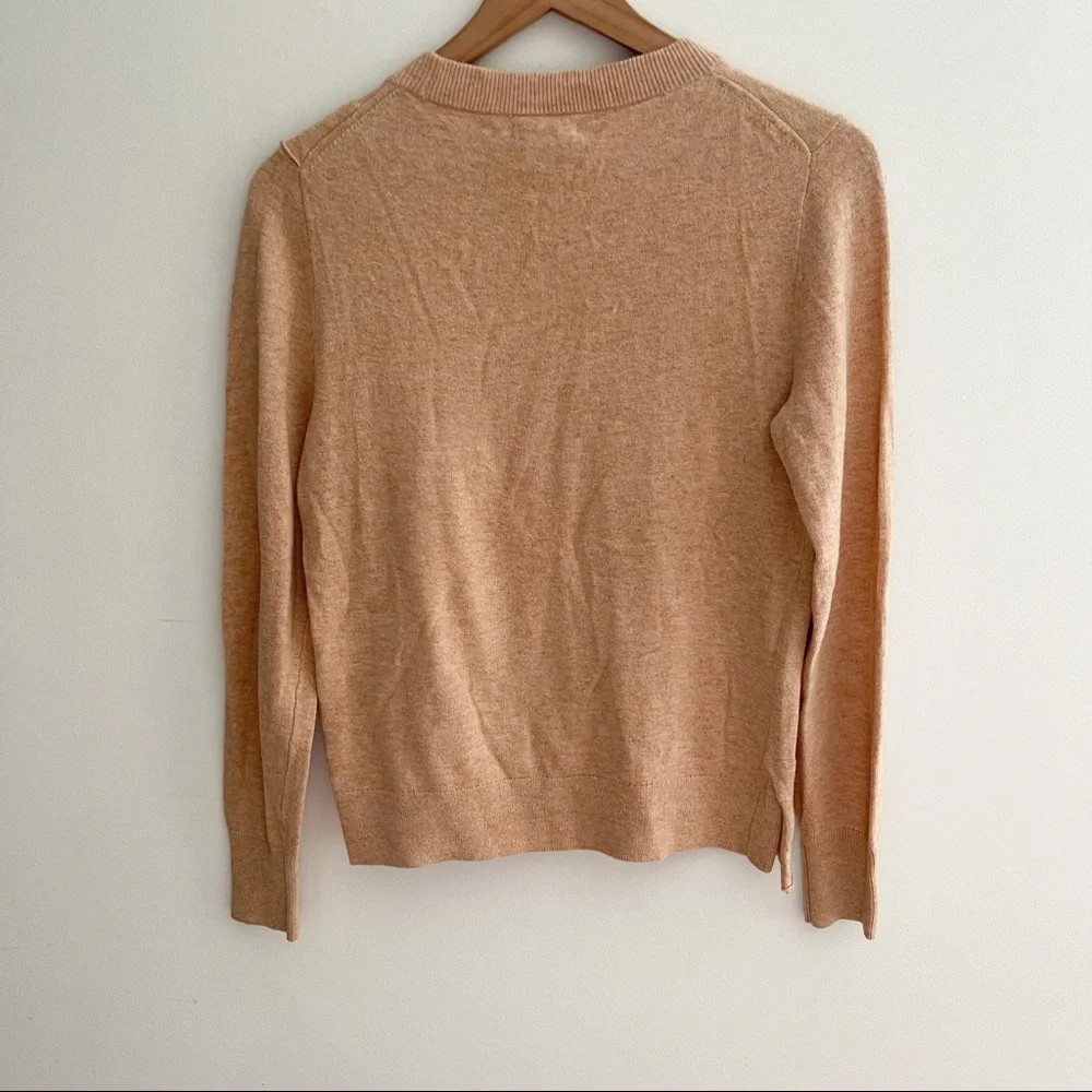 NWT Ruffle Front Crewneck Sweater